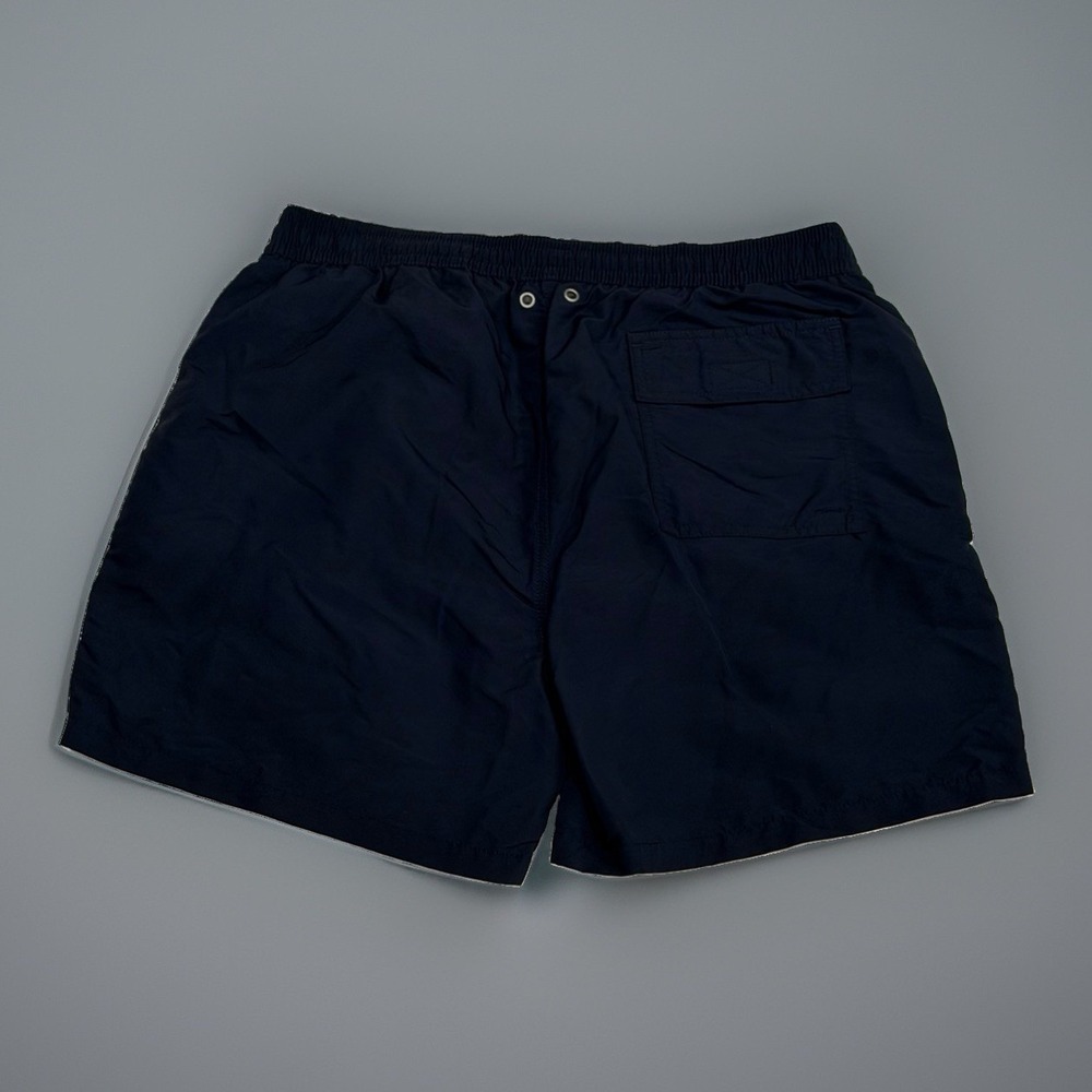 Polo Ralph Lauren Men's XL Navy Blue Yellow‎ Pony Lined Swimming Trunks Pockets - Picture 5 of 6